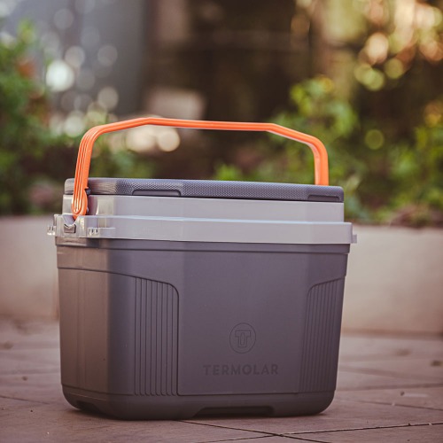 Caixa trmica 20 litros com ala cinza 3501CI - SUV 20L 