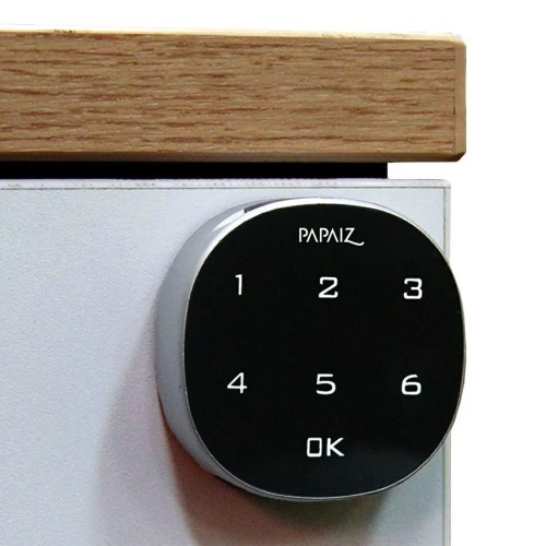 Fechadura digital de sobrepor para móveis de madeira - M1602 CA Fechadura digital de sobrepor para móveis de madeira - M1602 CA