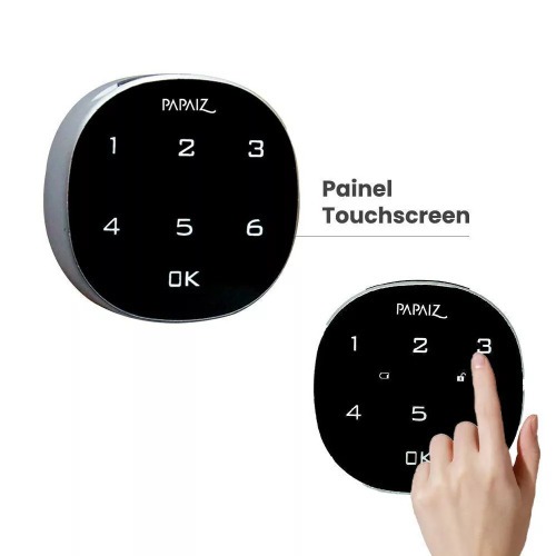 Fechadura digital de sobrepor para móveis de madeira - M1602 CA Fechadura digital de sobrepor para móveis de madeira - M1602 CA