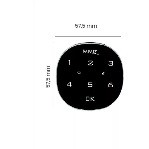 Fechadura digital de sobrepor para móveis de madeira - M1602 CA Fechadura digital de sobrepor para móveis de madeira - M1602 CA