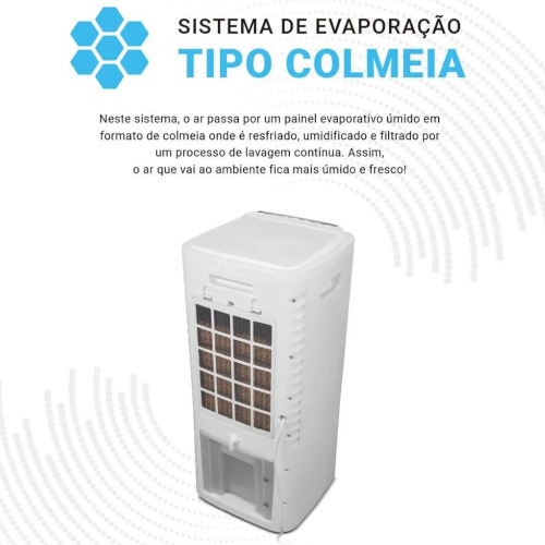 Climatizador de ar portátil 4 em 1 com controle remoto - PCL05A  110V Climatizador de ar portátil 4 em 1 com controle remoto - PCL05A  110V