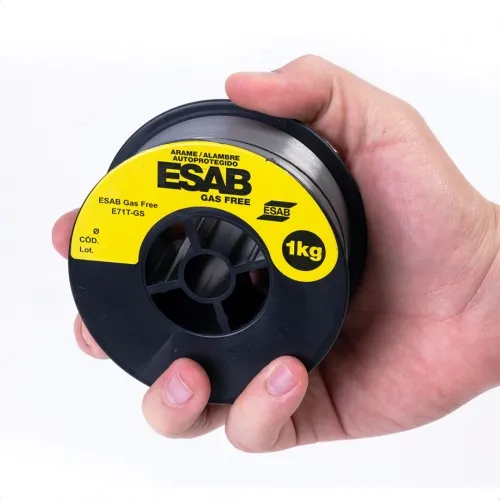 Arame para solda mig 1,0 mm 1 kg uso sem gás - Gas Free