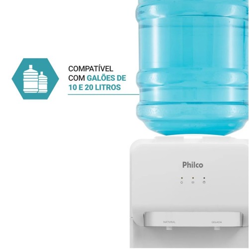 Bebedouro de mesa refrigerado por compressor branco - PBE11  110V Bebedouro de mesa refrigerado por compressor branco - PBE11  110V