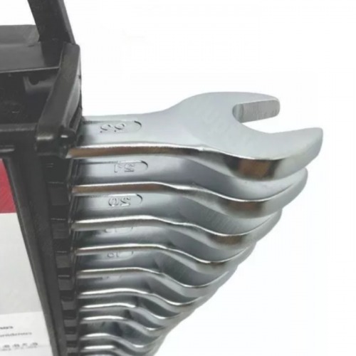 Jogo de chave combinada 6 a 22 mm aço cromo vanádio 17 peças - R09105017 Jogo de chave combinada 6 a 22 mm aço cromo vanádio 17 peças - R09105017