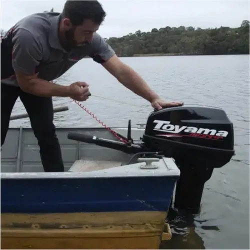 Motor de popa a gasolina 15 hp 2 tempos - TM15TS - Toyama