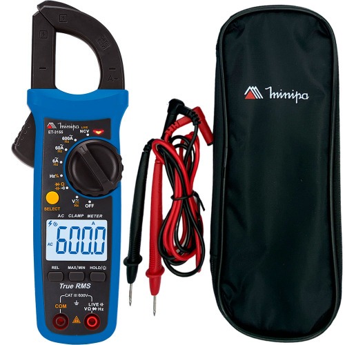 Alicate amperímetro digital CAT III 600V True RMS - ET-3155 Alicate amperímetro digital CAT III 600V True RMS - ET-3155