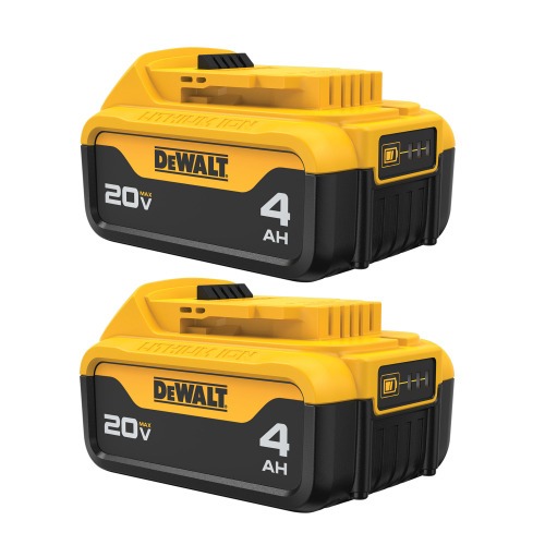Kit 2 Baterias 20V 4,0 Ah íons de lítio XR duração prolongada - DCB204-B3 Kit 2 Baterias 20V 4,0 Ah íons de lítio XR duração prolongada - DCB204-B3