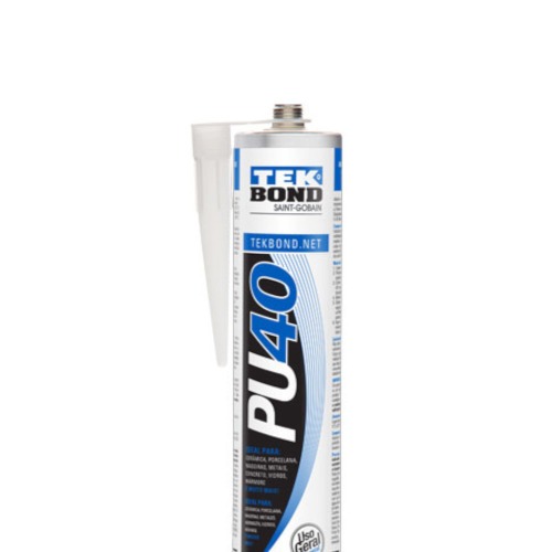 Adesivo selante PU branco cartucho 310ml - PU40 Adesivo selante PU branco cartucho 310ml - PU40