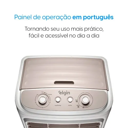 Climatizador de ar evaporativo portátil 107 Watts 45L 40m² - Big Air  220V