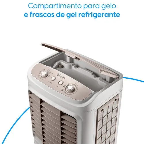 Climatizador de ar evaporativo portátil 107 Watts 45L 40m² - Big Air  220V