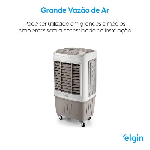 Climatizador de ar evaporativo portátil 107 Watts 45L 40m² - Big Air  220V
