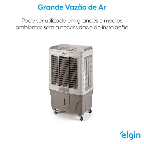 Climatizador de ar evaporativo portátil 177 Watts 65L 60m² - Big Air  110V