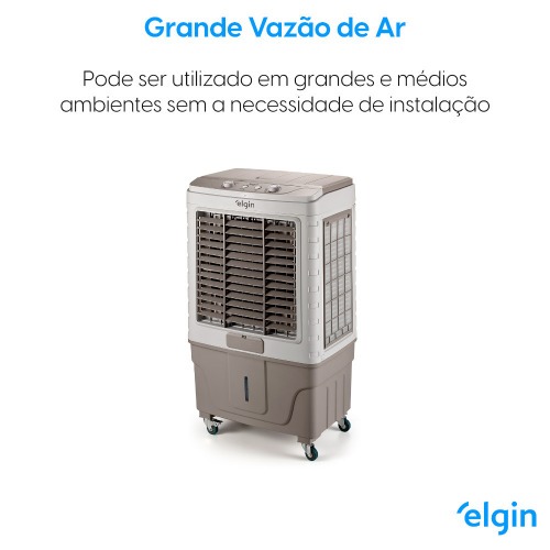 Climatizador de ar evaporativo portátil 182 Watts 65L 60m² - Big Air 220V Climatizador de ar evaporativo portátil 182 Watts 65L 60m² - Big Air 220V