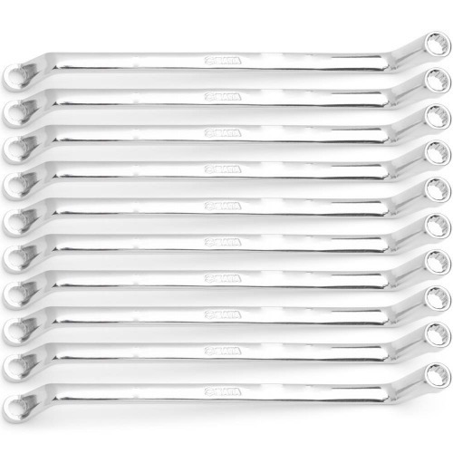 Jogo de chave estrela angulada 75 de 6 a 23 mm com 8 peas - ST08004G