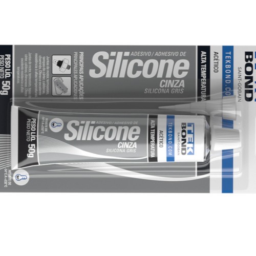 Silicone acético para alta temperatura 50 gramas Silicone acético para alta temperatura 50 gramas