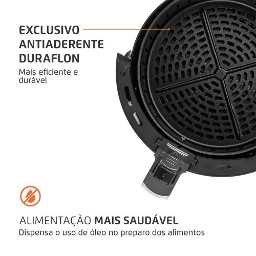 Fritadeira eltrica sem leo Air Fryer 3,5L 1.500 Watts - AF-30-DI  220V