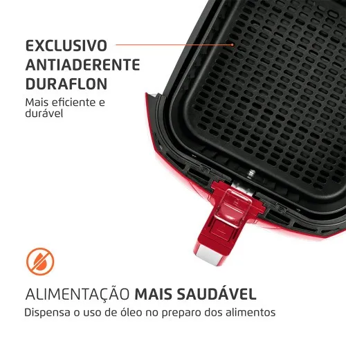Fritadeira elétrica sem óleo Air Fryer 4L 1.500 Watts - AFN-40-FR  110V