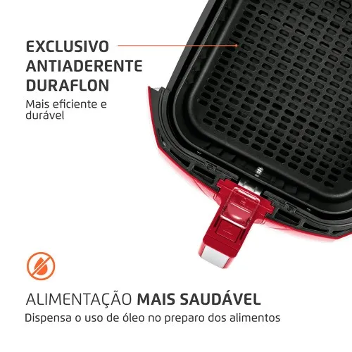 Fritadeira elétrica sem óleo Air Fryer 4L 1.500 Watts - AFN-40-RI  220V