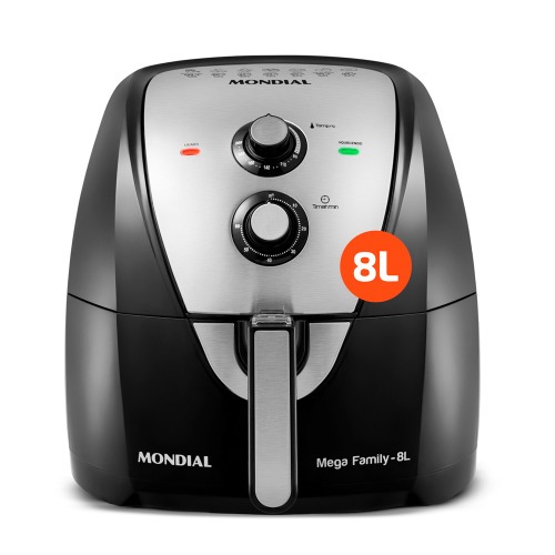 Fritadeira el�trica sem �leo Air Fryer 8L 1900W Mega Family - AFN-80-BI  110V