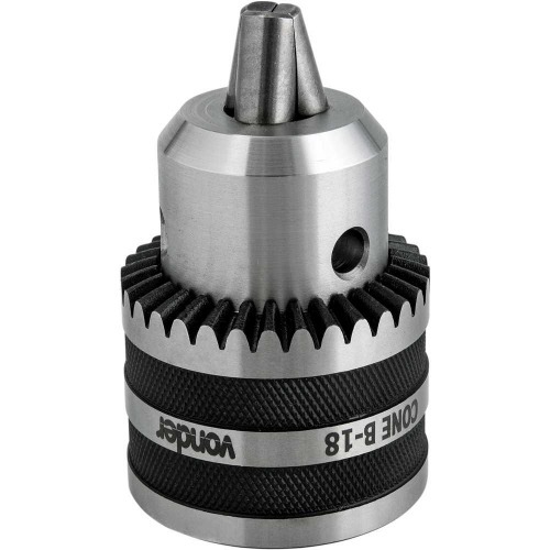 Mandril industrial com chave cone B18 capacidade 3 a 16 mm