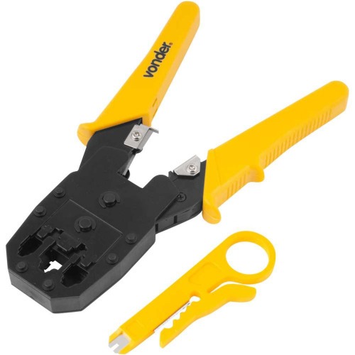 Alicate crimpador com desencapador de fios - ACV 245