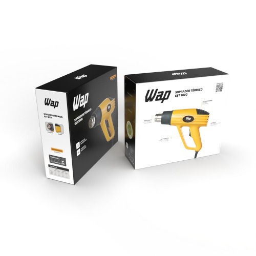 Soprador t�rmico 2000W 400 a 550�C 2 est�gios - EST 2000  220V