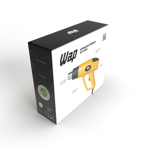 Soprador térmico 1500W 400 a 550°C 2 estágios - EST 2000  110V Soprador térmico 1500W 400 a 550°C 2 estágios - EST 2000  110V