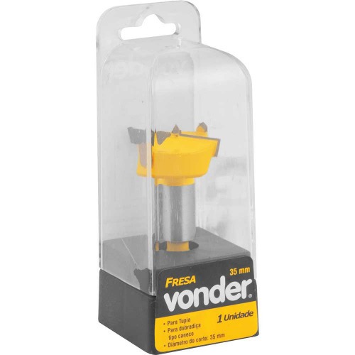 Fresa para dobradiça tipo caneco com dentes de vídea 35 mm Fresa para dobradiça tipo caneco com dentes de vídea 35 mm