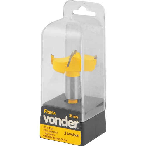 Fresa para dobradiça tipo caneco com dentes de vídea 35 mm Fresa para dobradiça tipo caneco com dentes de vídea 35 mm