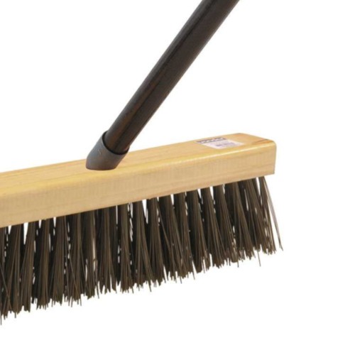 Vassoura tipo gari cepa de madeira 4 fileiras 37,5 cm