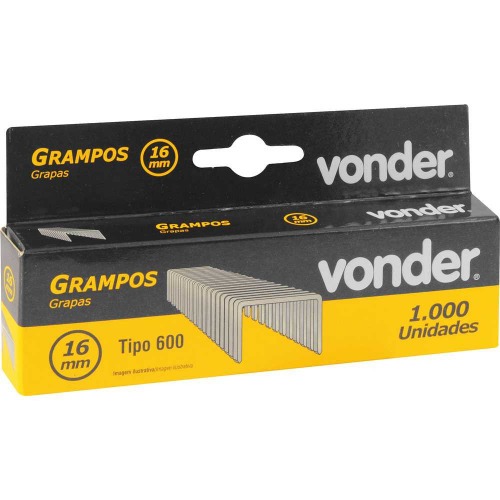 Grampo para grampeador pinador eltrico 16 mm GPE916 com 1.000 peas