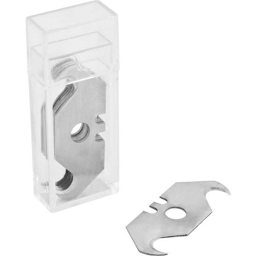 Cartela de lmina corte curvo para estilete trapezoidal com 10 peas