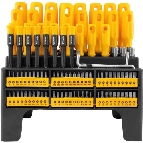 Jogo de Chaves Fenda Phillips Hexalobular e Precis�o  100 Pe�as