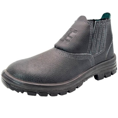 Botina monodensidade couro relax com elástico - 010 Botina monodensidade couro relax com elástico - 010