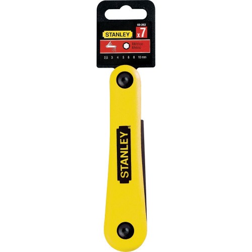 Jogo de chaves allen 2.5 x 10 mm tipo canivete com 7 peas