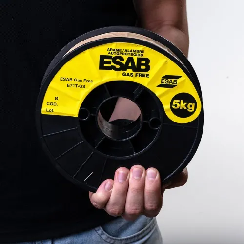 Arame para solda mig 1,0 mm 5 kg uso sem gás - Gas Free