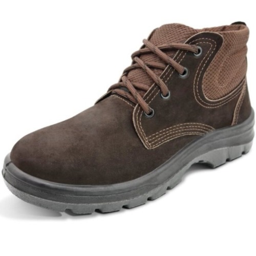 Botina bidensidade couro Nobuck com cadaro biqueira pvc - TP092