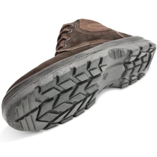 Botina bidensidade couro Nobuck com cadarço biqueira pvc - TP092 Botina bidensidade couro Nobuck com cadarço biqueira pvc - TP092