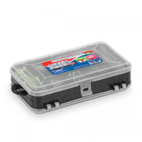 Organizador plstico com 13 compartimentos - Double case 8002