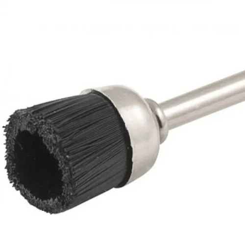 Escova tipo copo em nylon para micro retífica