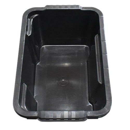 Caixa organizadora com tampa 15 litros empilhável - 25886 Caixa organizadora com tampa 15 litros empilhável - 25886