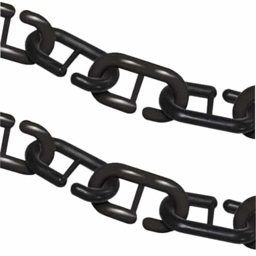 Corrente plástica de 9 mm pacote com 2 metros preto - 25890 Corrente plástica de 9 mm pacote com 2 metros preto - 25890