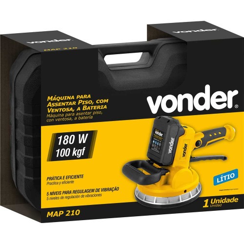 Máquina para assentar piso a bateria 20V com ventosa - MAP 210  110V/220V Máquina para assentar piso a bateria 20V com ventosa - MAP 210  110V/220V