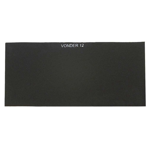 Lente retangular verde 108 mm x 51 mm tonalidade 12