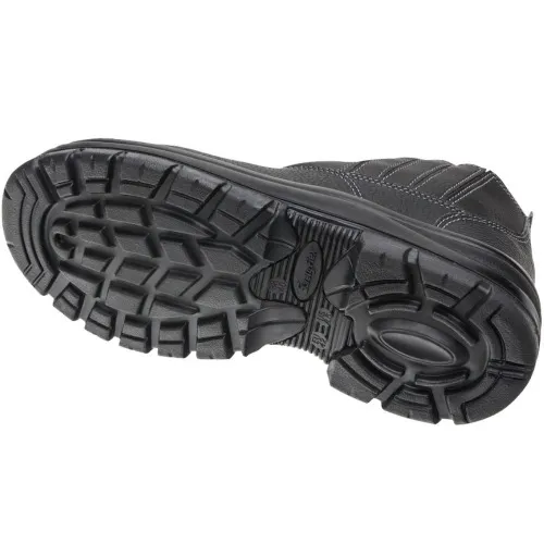 Botina bidensidade couro relax com elástico biqueira plástica - Safety Flex