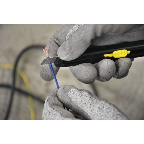 Estilete estreito 9 mm com trava deslizante