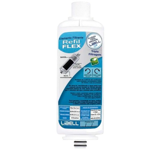 Refil para purificador de água Acquaflex - Flex Refil para purificador de água Acquaflex - Flex
