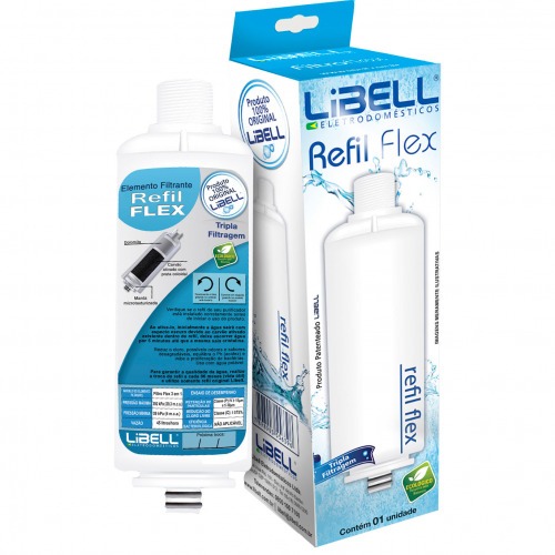 Refil para purificador de água Acquaflex - Flex Refil para purificador de água Acquaflex - Flex