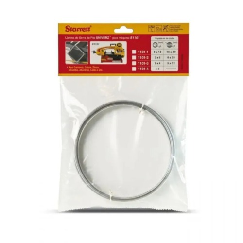 Lâmina para serra de fita S1101 1,47 m 10/14 dentes - 1101-2 Lâmina para serra de fita S1101 1,47 m 10/14 dentes - 1101-2
