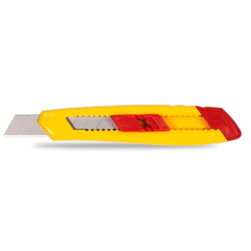 Estilete largo 18 mm com trava deslizante Estilete largo 18 mm com trava deslizante